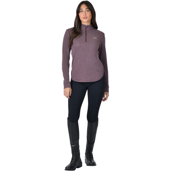 2026 WeatherBeeta Mujeres Londres Capa Larga Manga Top 1023217058 - Mulberry Marle